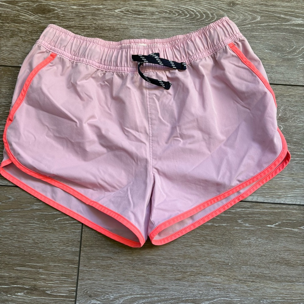 Crewcuts Pink Athletic Shorts with Coral‎ Accents
